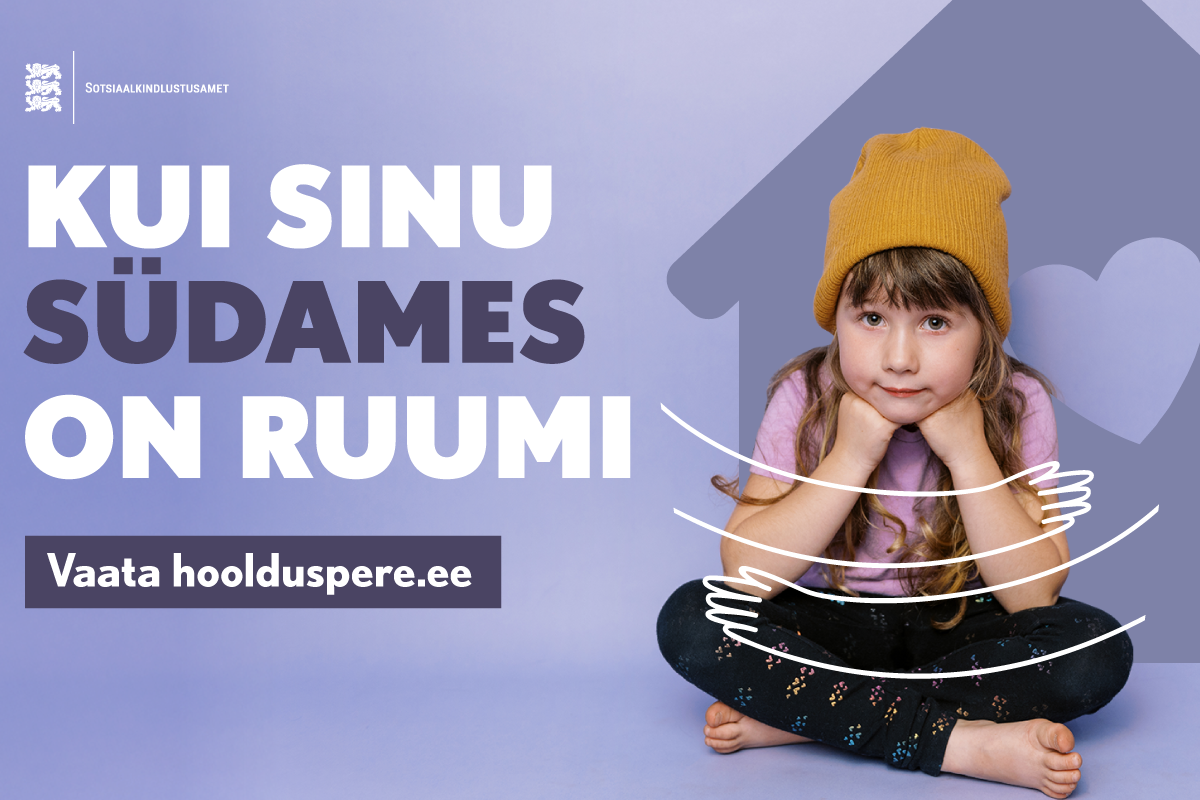 väike tüdruk plakatil